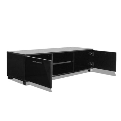 vidaXL TV-Schrank Hochglanz-Schwarz 120x40,5x35 cm