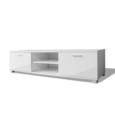 vidaXL TV-Schrank Hochglanz-Weiß 140x40,5x35 cm