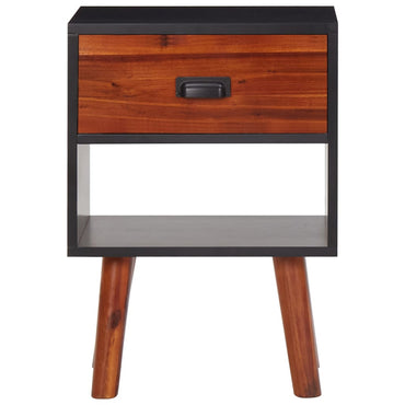 vidaXL Table de chevet Bois d'acacia massif 40x30x57 cm