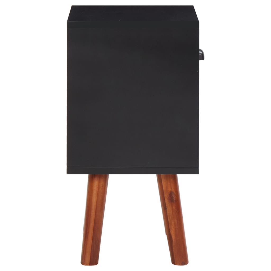 vidaXL Table de chevet Bois d'acacia massif 40x30x57 cm