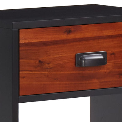 vidaXL Table de chevet Bois d'acacia massif 40x30x57 cm