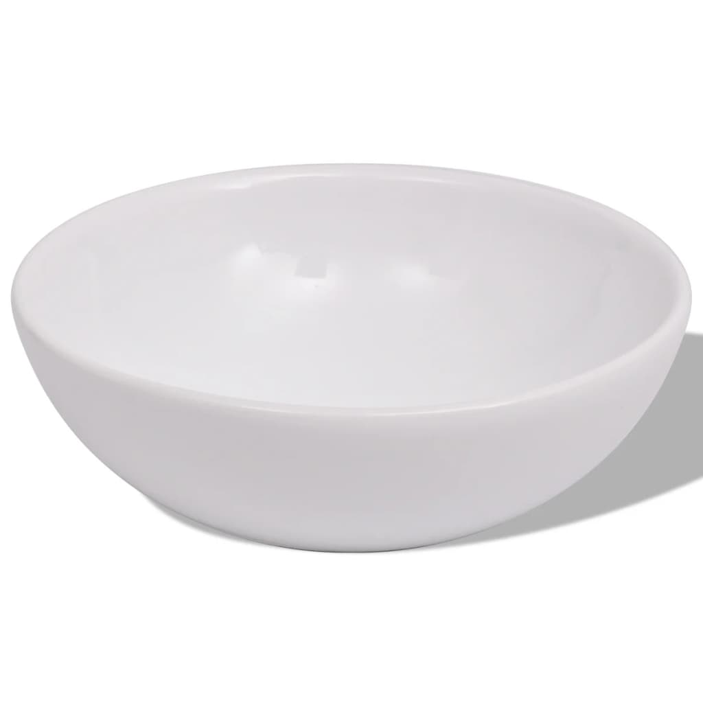 vidaXL 4-tlg. Badmöbel-Set mit Waschbecken und Wasserhahn Beige