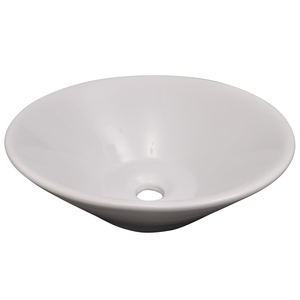 vidaXL 10-tlg. Badmöbel-Set mit Waschbecken und Wasserhahn Schwarz