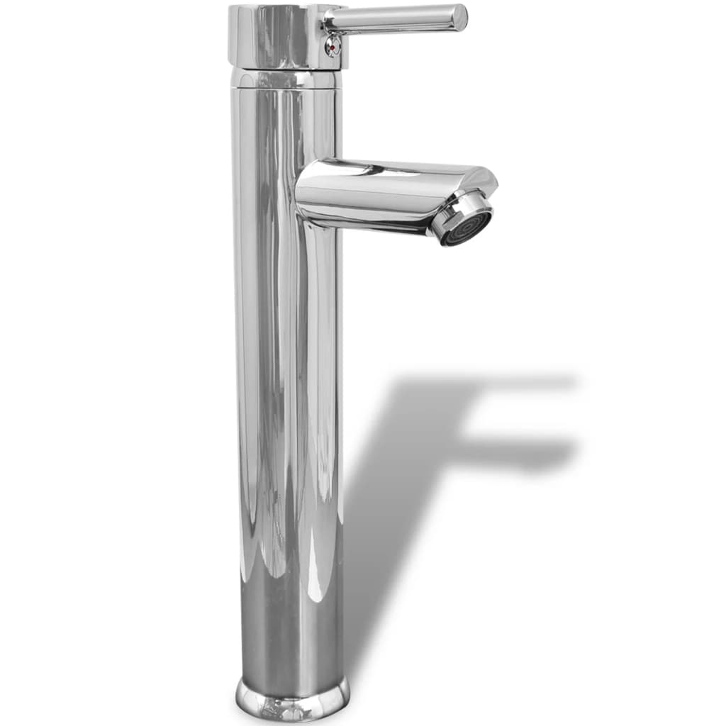 vidaXL 10-tlg. Badmöbel-Set mit Waschbecken und Wasserhahn Beige