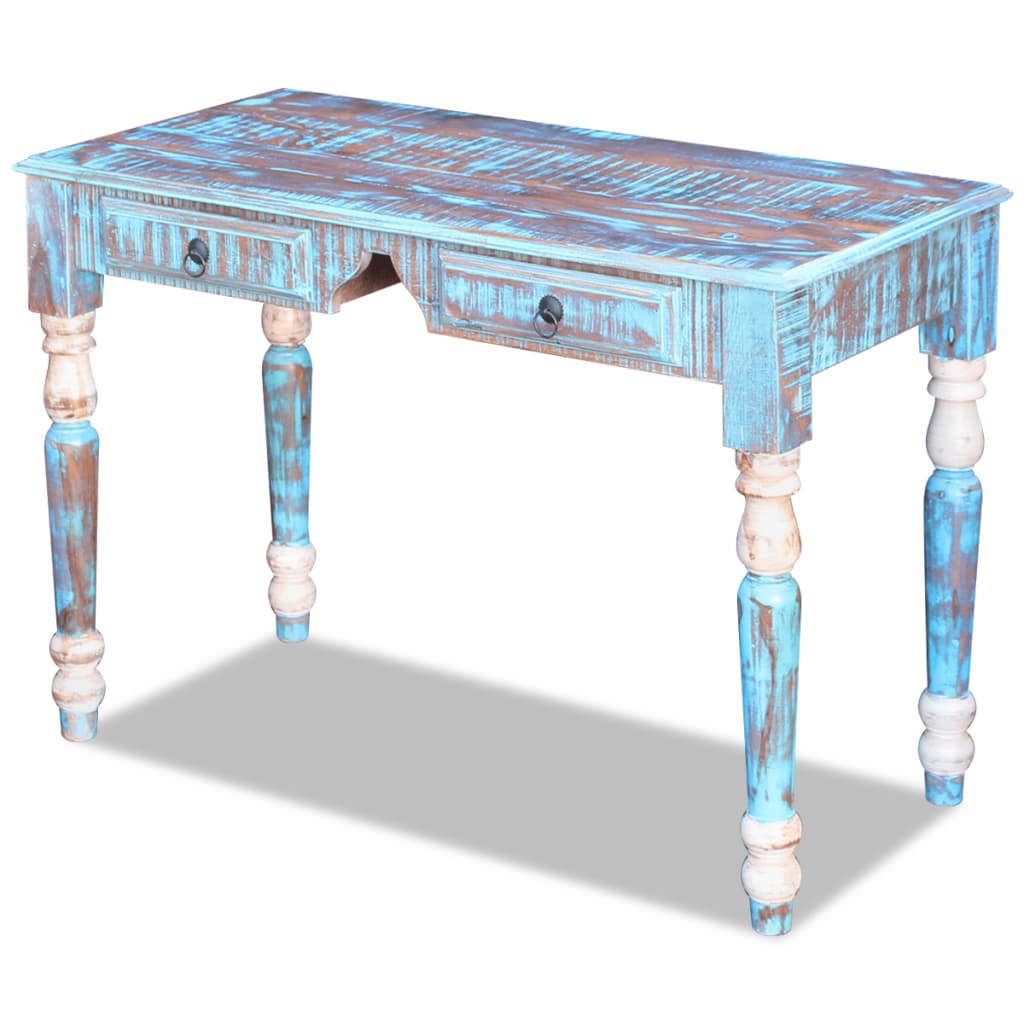 vidaXL Bureau en bois de récupération