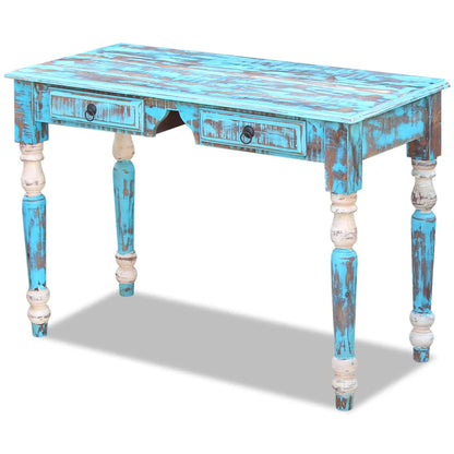 vidaXL Bureau en bois de récupération