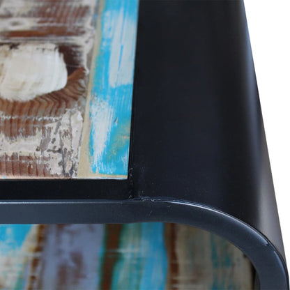 vidaXL Table basse en bois de récupération massif