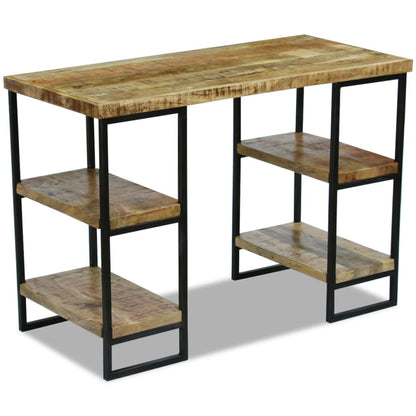 vidaXL Bureau en bois de manguier 110 × 50 × 76 cm