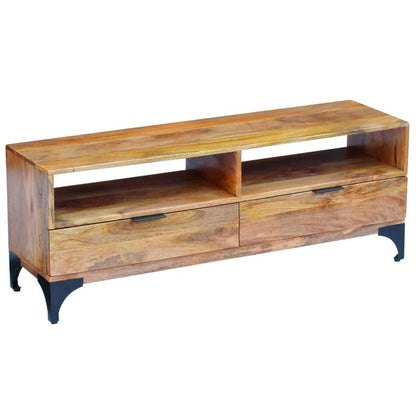 vidaXL TV-Schrank Mangoholz 120x35x45 cm
