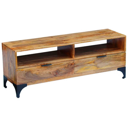 vidaXL TV-Schrank Mangoholz 120x35x45 cm