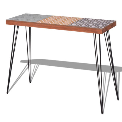 vidaXL Konsolentisch 90x30x71,5 cm braun