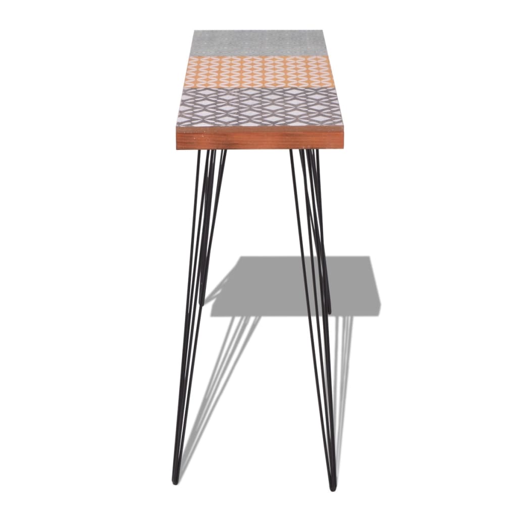 vidaXL Konsolentisch 90x30x71,5 cm braun