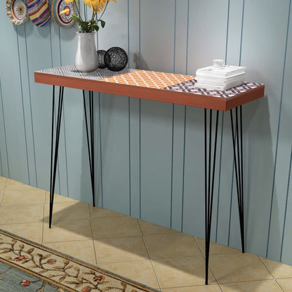 vidaXL Konsolentisch 90x30x71,5 cm braun