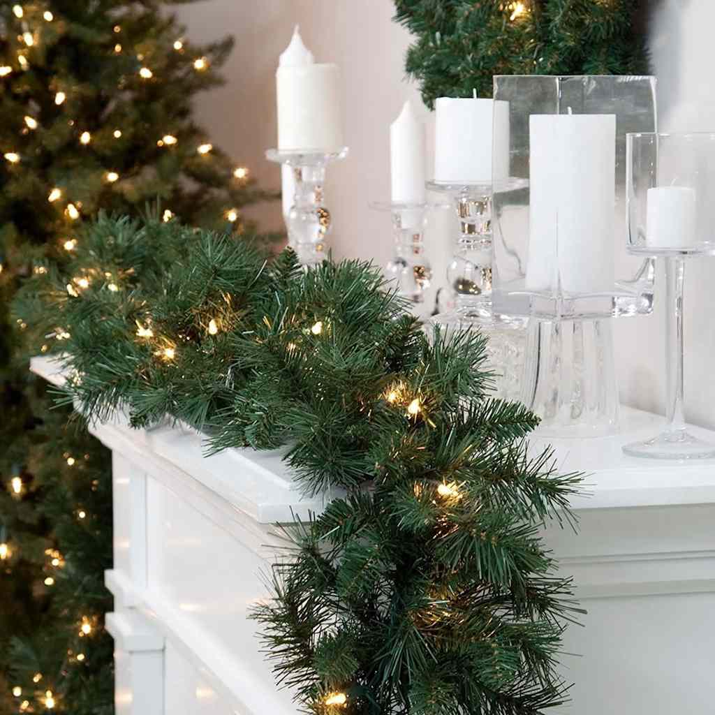 Ambiance Weihnachtsgirlande mit 30 LEDs 270 cm