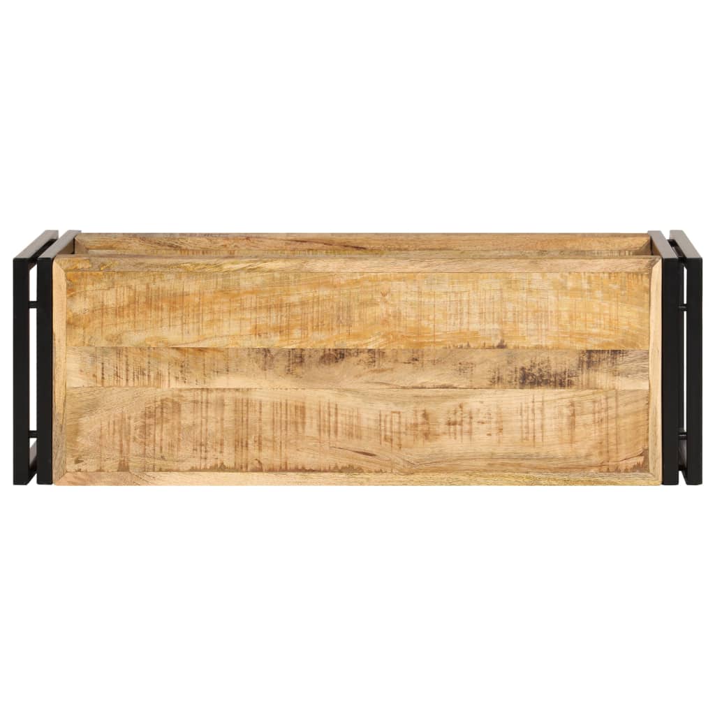vidaXL Meuble TV 90x30x40 cm Bois de manguier massif