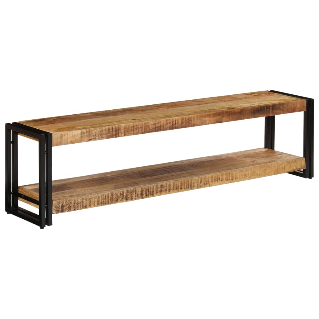 vidaXL Meuble TV 150x30x40 cm Bois de manguier massif