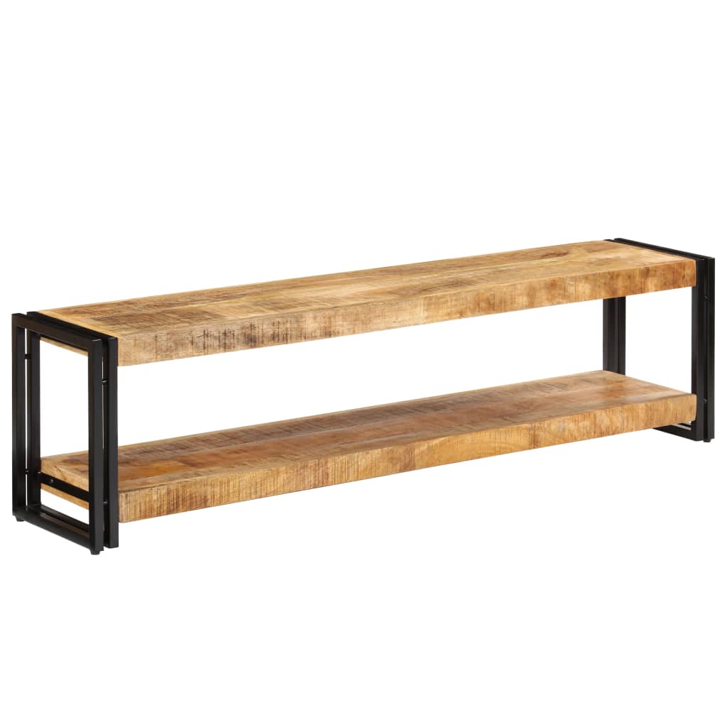 vidaXL Meuble TV 150x30x40 cm Bois de manguier massif