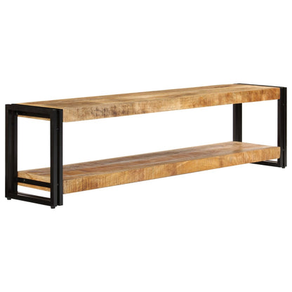 vidaXL Meuble TV 150x30x40 cm Bois de manguier massif
