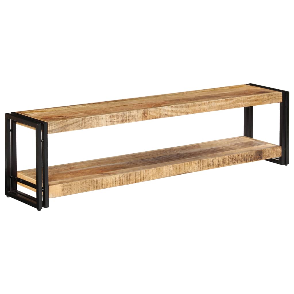 vidaXL Meuble TV 150x30x40 cm Bois de manguier massif