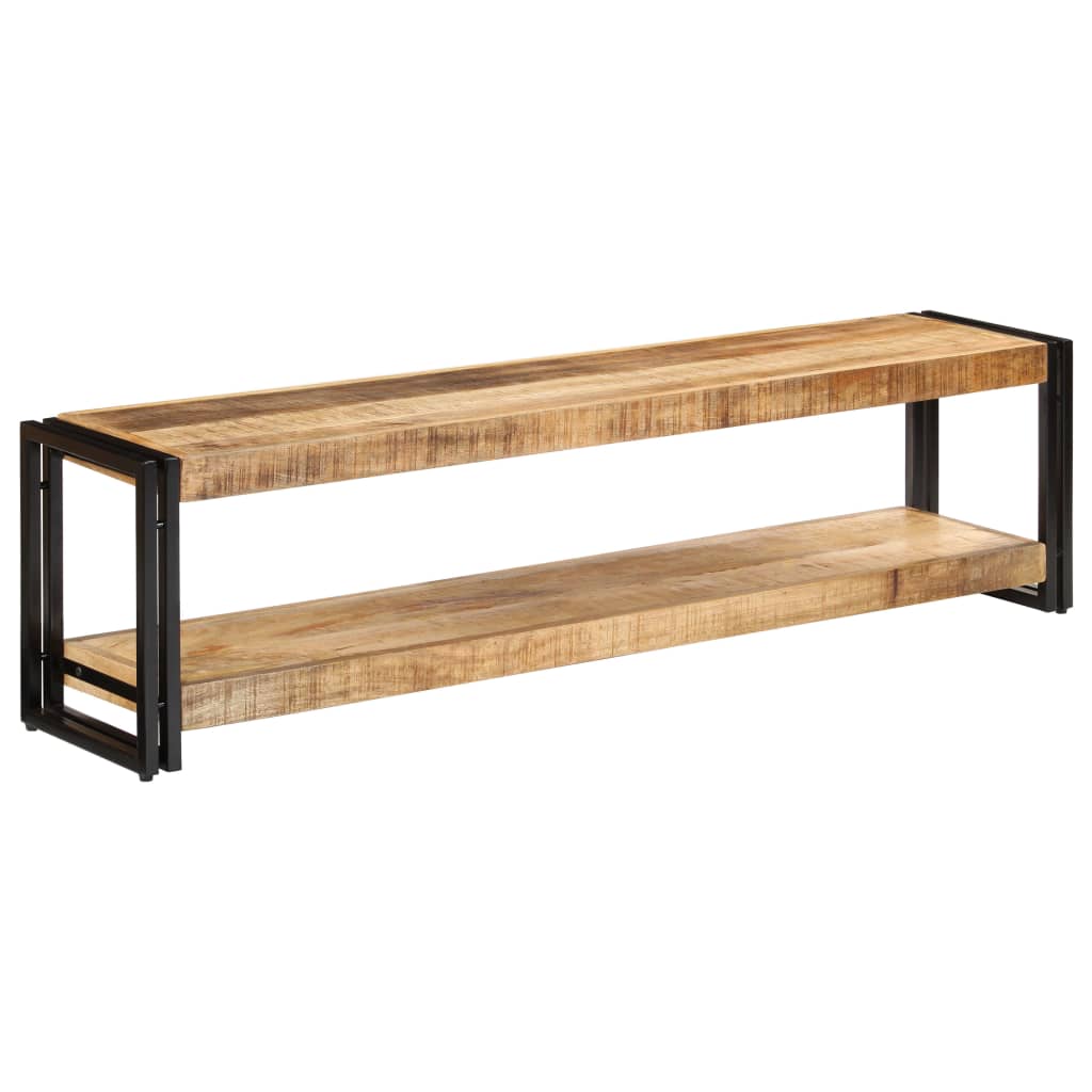 vidaXL Meuble TV 150x30x40 cm Bois de manguier massif