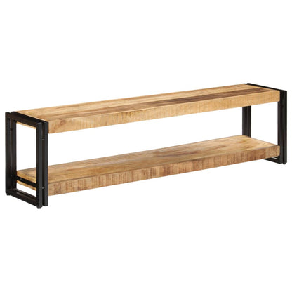 vidaXL Meuble TV 150x30x40 cm Bois de manguier massif