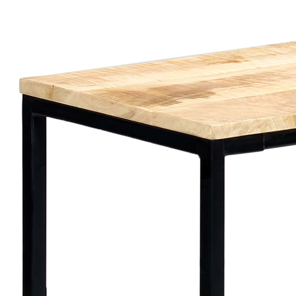vidaXL Konsolentisch 140 x 35 x 76 cm Massivholz Mango