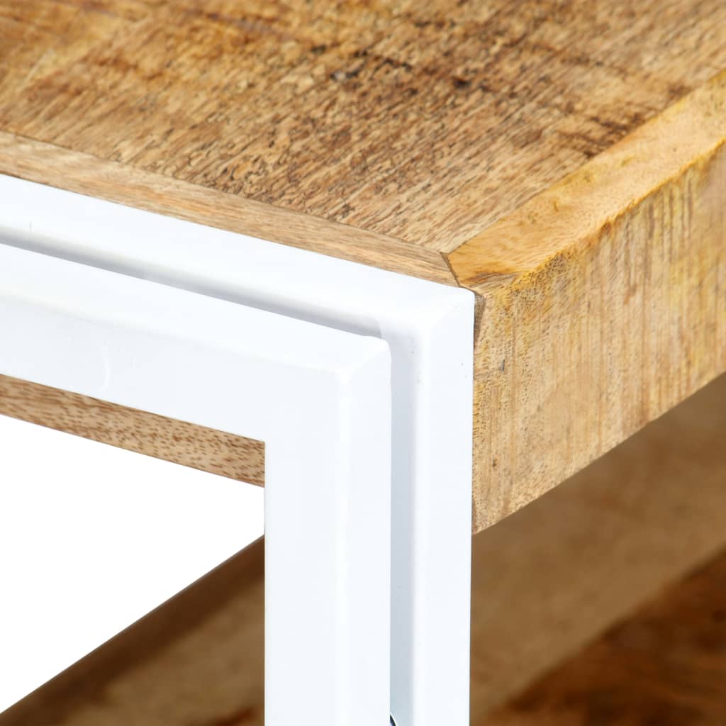 vidaXL Meuble TV 90x30x40 cm Bois de manguier massif