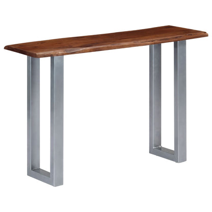 vidaXL Konsolentisch 115x35x76 cm Massivholz Akazie und Eisen