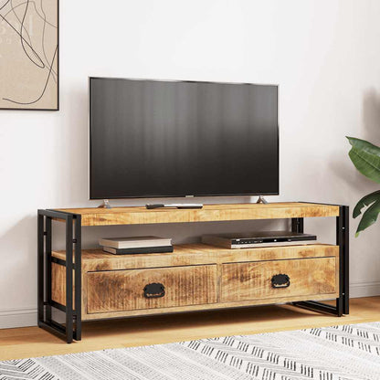 vidaXL Meuble TV 120x35x45 cm Bois de manguier massif