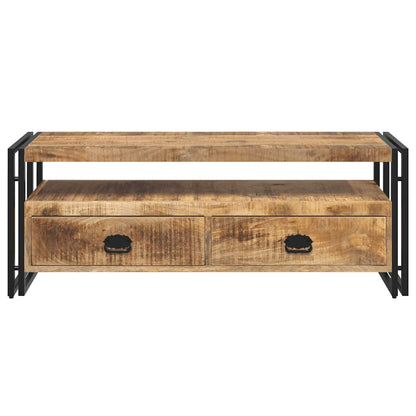 vidaXL Meuble TV 120x35x45 cm Bois de manguier massif