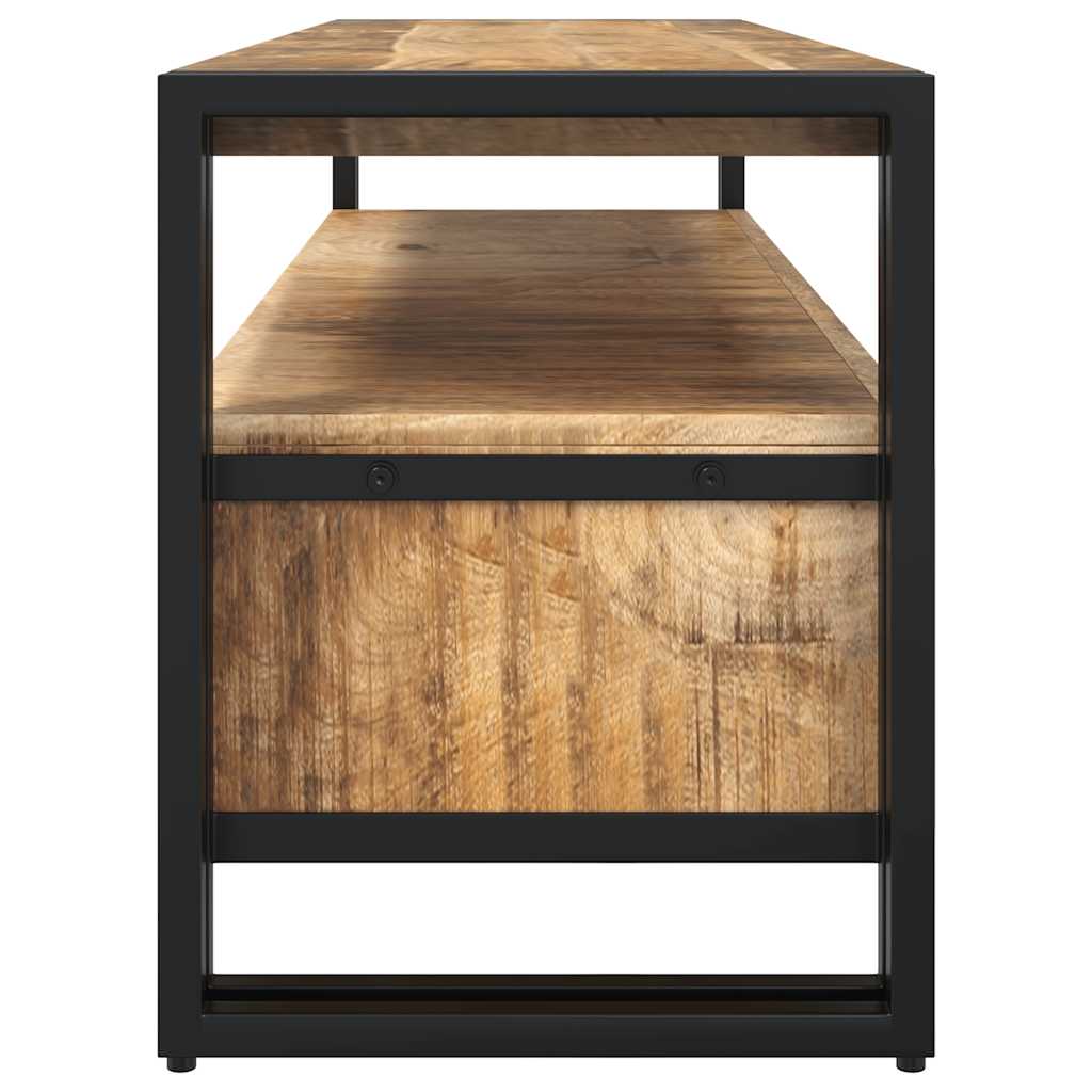 vidaXL Meuble TV 120x35x45 cm Bois de manguier massif