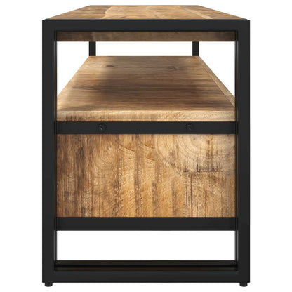 vidaXL Meuble TV 120x35x45 cm Bois de manguier massif