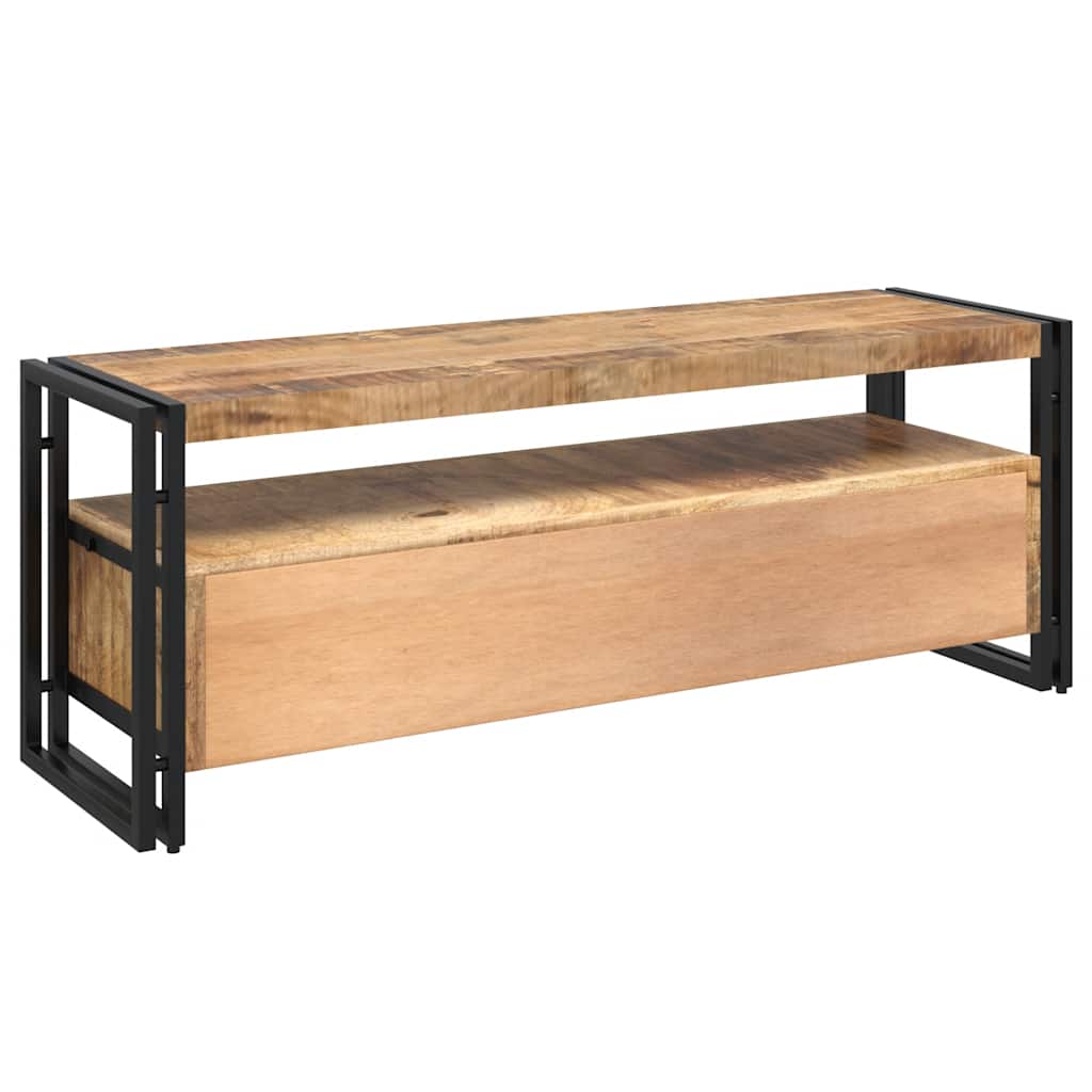 vidaXL Meuble TV 120x35x45 cm Bois de manguier massif