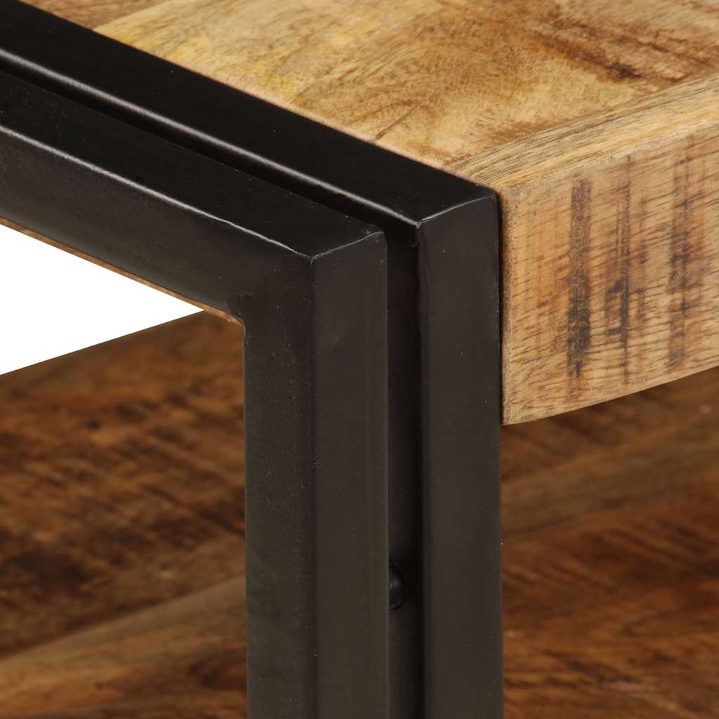 vidaXL Meuble TV 120x35x45 cm Bois de manguier massif