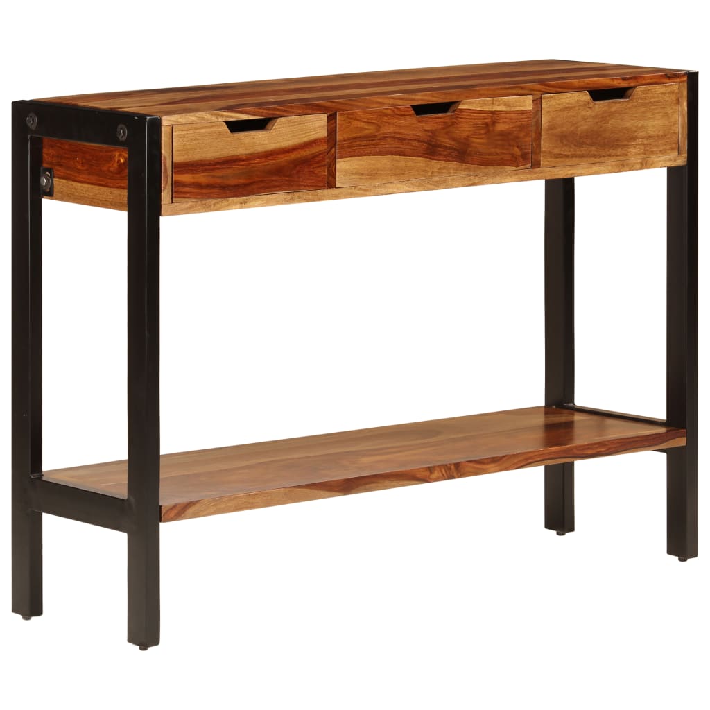 vidaXL Sideboard mit 3 Schubladen 110x35x75 cm Massivholz Akazie