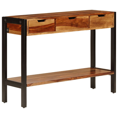 vidaXL Sideboard mit 3 Schubladen 110x35x75 cm Massivholz Akazie
