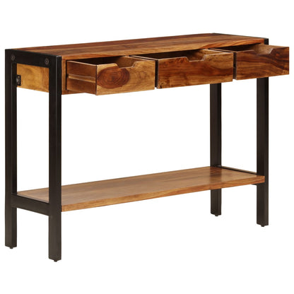vidaXL Sideboard mit 3 Schubladen 110x35x75 cm Massivholz Akazie