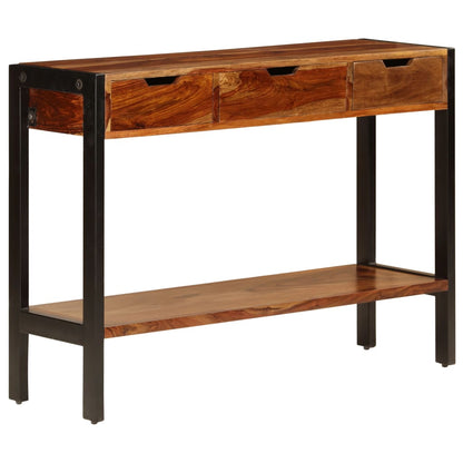 vidaXL Sideboard mit 3 Schubladen 110x35x75 cm Massivholz Akazie