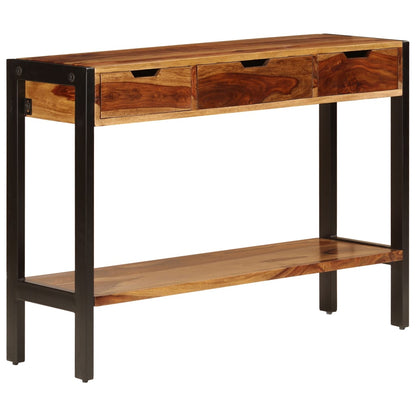 vidaXL Sideboard mit 3 Schubladen 110x35x75 cm Massivholz Akazie