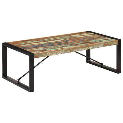 vidaXL Table basse 120x60x40 cm Bois de récupération massif