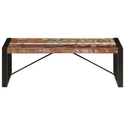 vidaXL Table basse 120x60x40 cm Bois de récupération massif