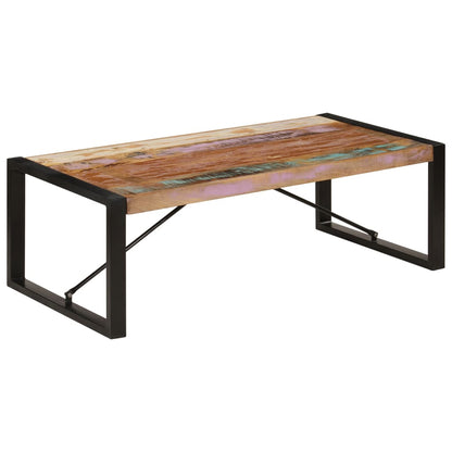 vidaXL Table basse 120x60x40 cm Bois de récupération massif
