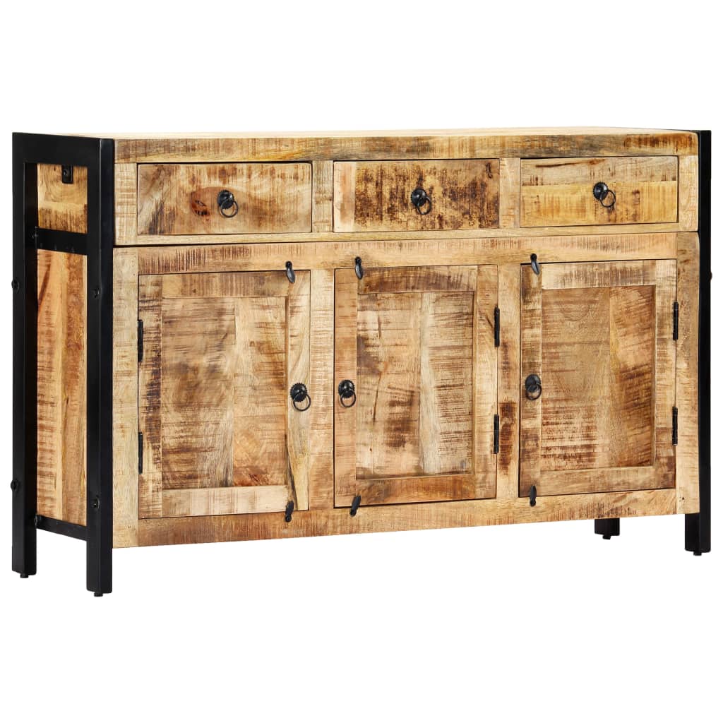 vidaXL Sideboard 120x35x76 cm Massivholz Mango