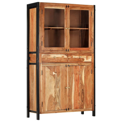 vidaXL Highboard 100 x 40 x 175 cm Massivholz Akazie