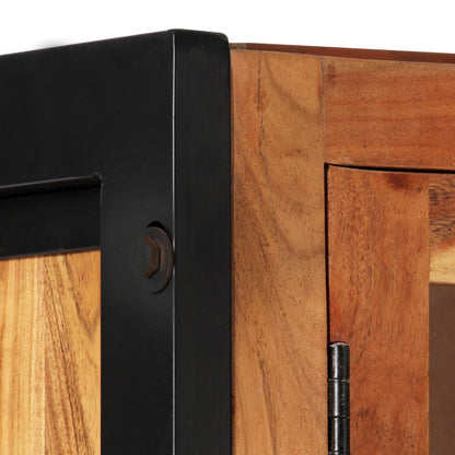 vidaXL Highboard 100 x 40 x 175 cm Massivholz Akazie