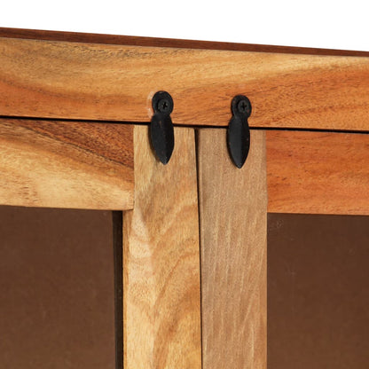vidaXL Highboard 100 x 40 x 175 cm Massivholz Akazie
