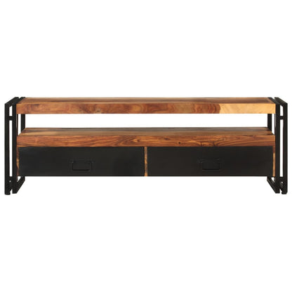 vidaXL Meuble TV 120x30x40 cm Bois d'acacia Massif