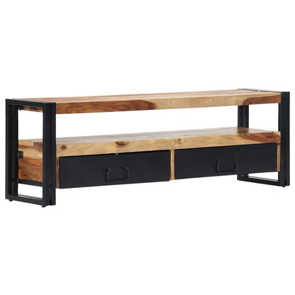 vidaXL Meuble TV 120x30x40 cm Bois d'acacia Massif