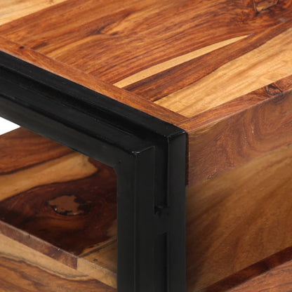 vidaXL Meuble TV 120x30x40 cm Bois d'acacia Massif