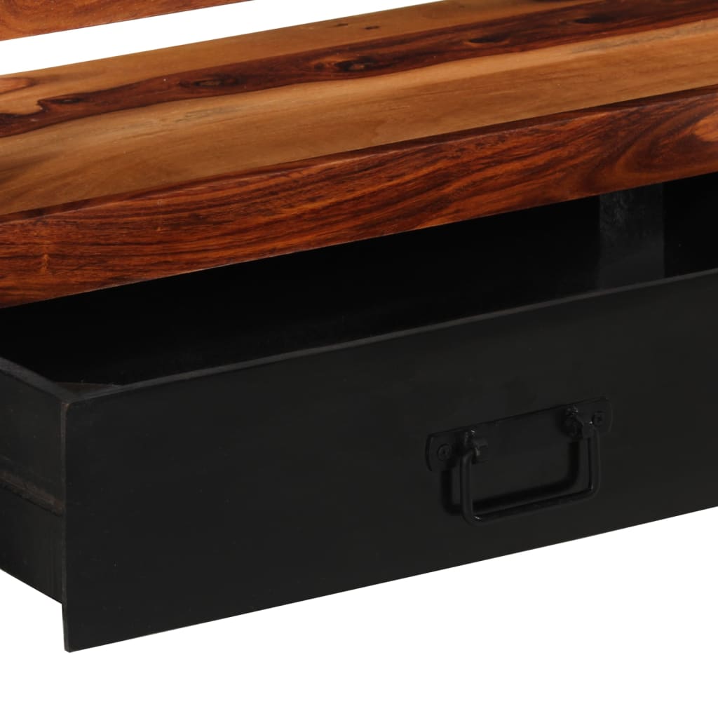 vidaXL Meuble TV 120x30x40 cm Bois d'acacia Massif